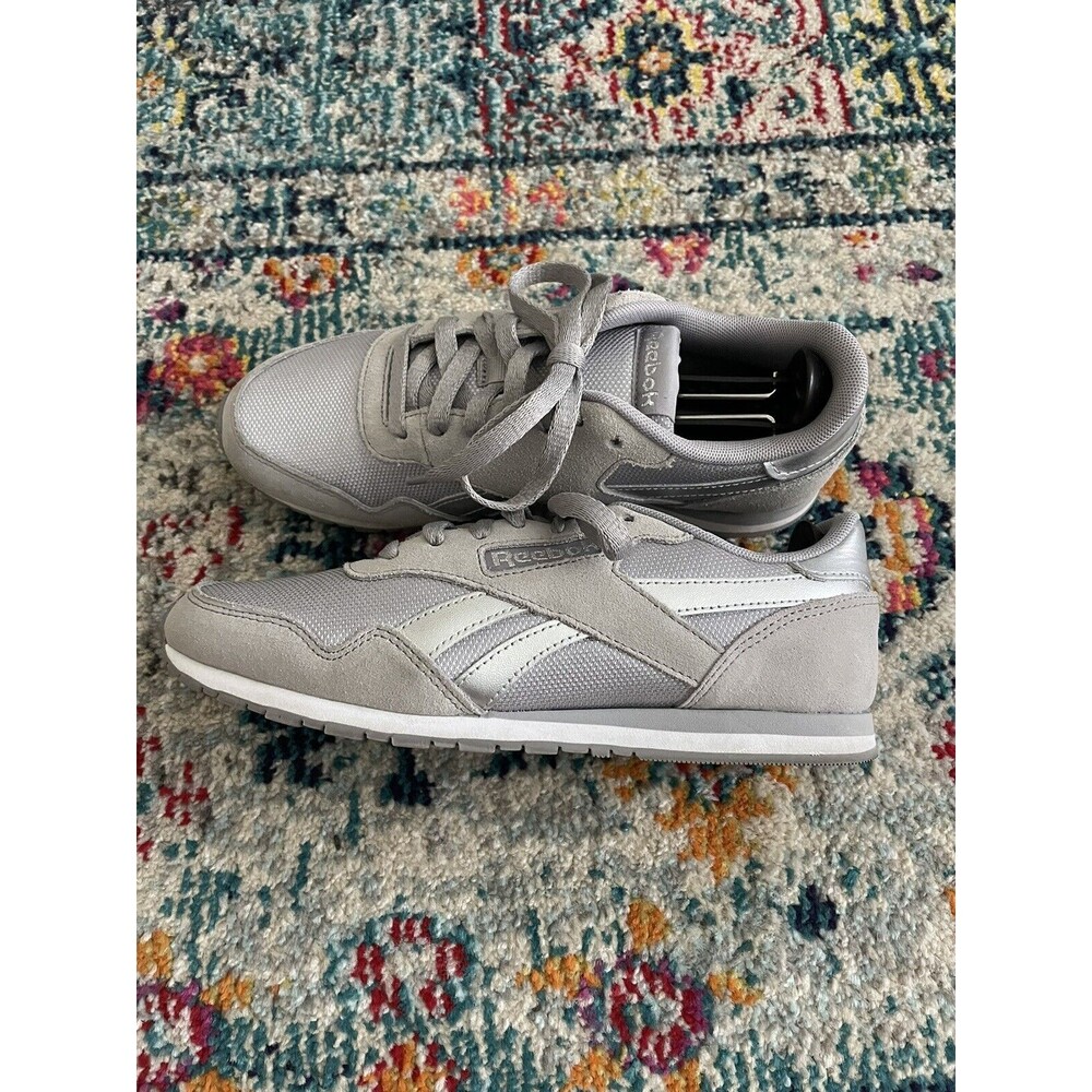 Reebok Silver‎ Sz 7 Gray Royal Ultra SL Athletic Running Sneaker Shoe BD5606